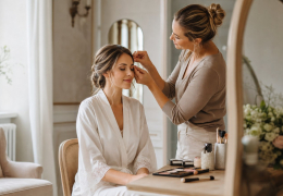 Wie lange dauern Haare und Make-up am Hochzeitstag?
