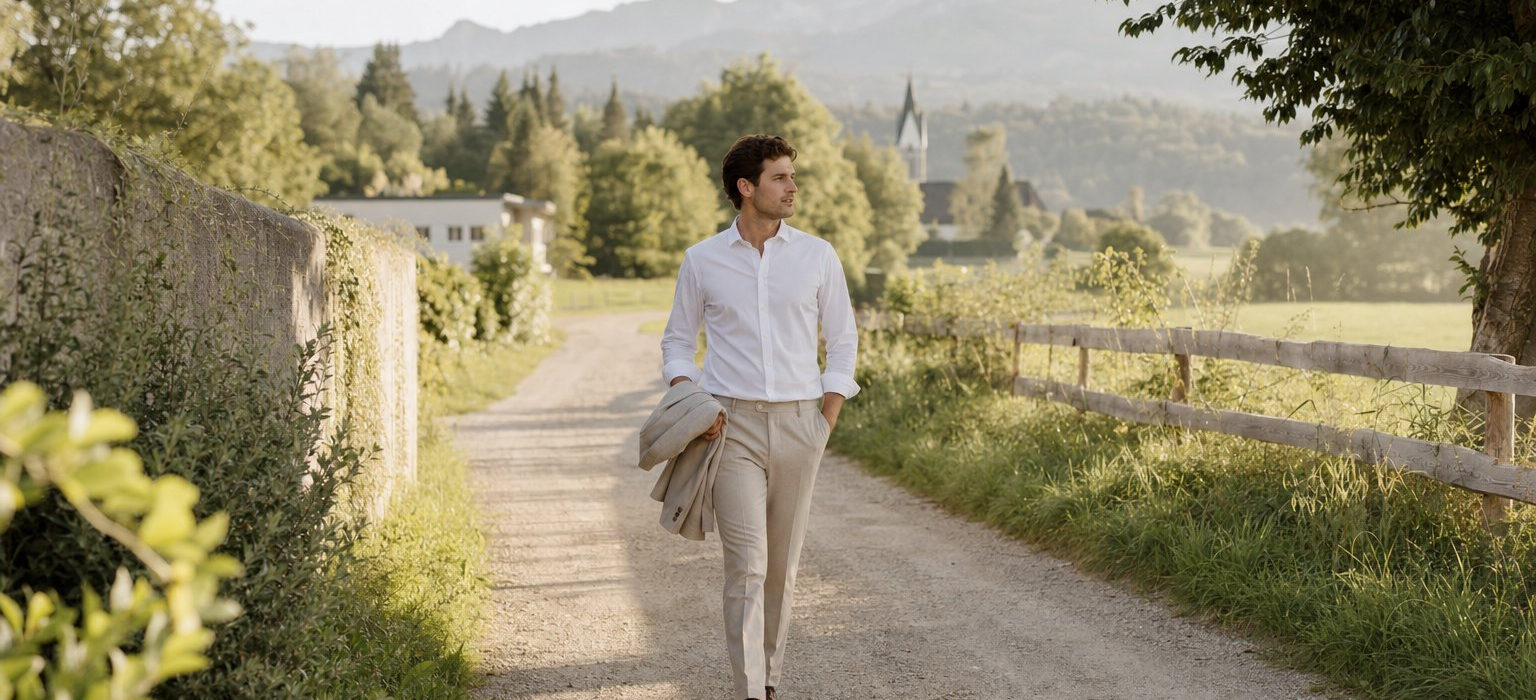 Der Morgenspaziergang am Hochzeitstag: Ein Ritual für den Bräutigam - Event-Planung Österreich