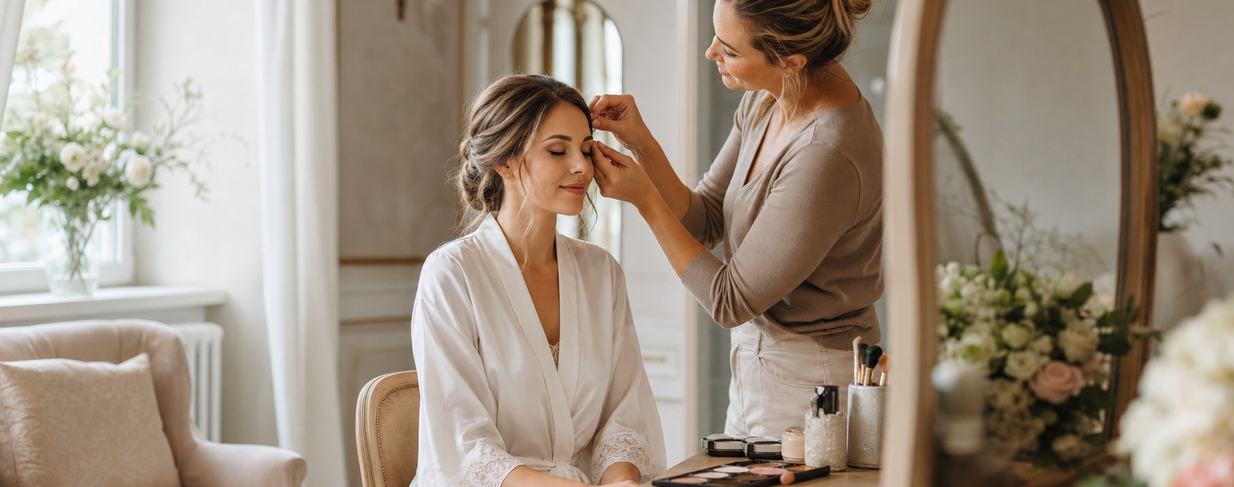 Wie lange dauern Haare und Make-up am Hochzeitstag? - Event-Planung Österreich