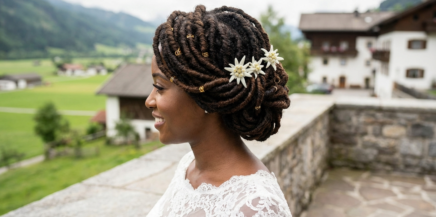 Brautfrisuren für natürliches Haar: Styling-Ideen für jede Textur