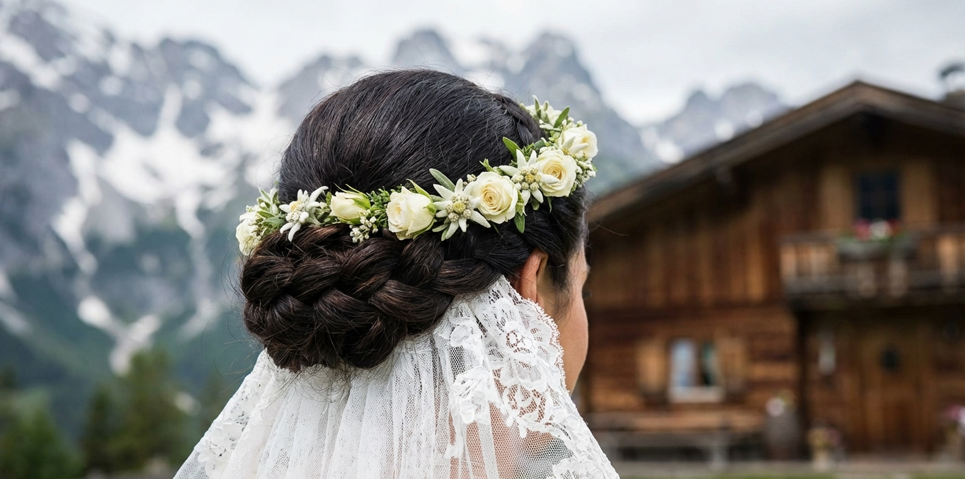 Hochzeitsfrisuren mit Blumen: Die romantischsten Looks