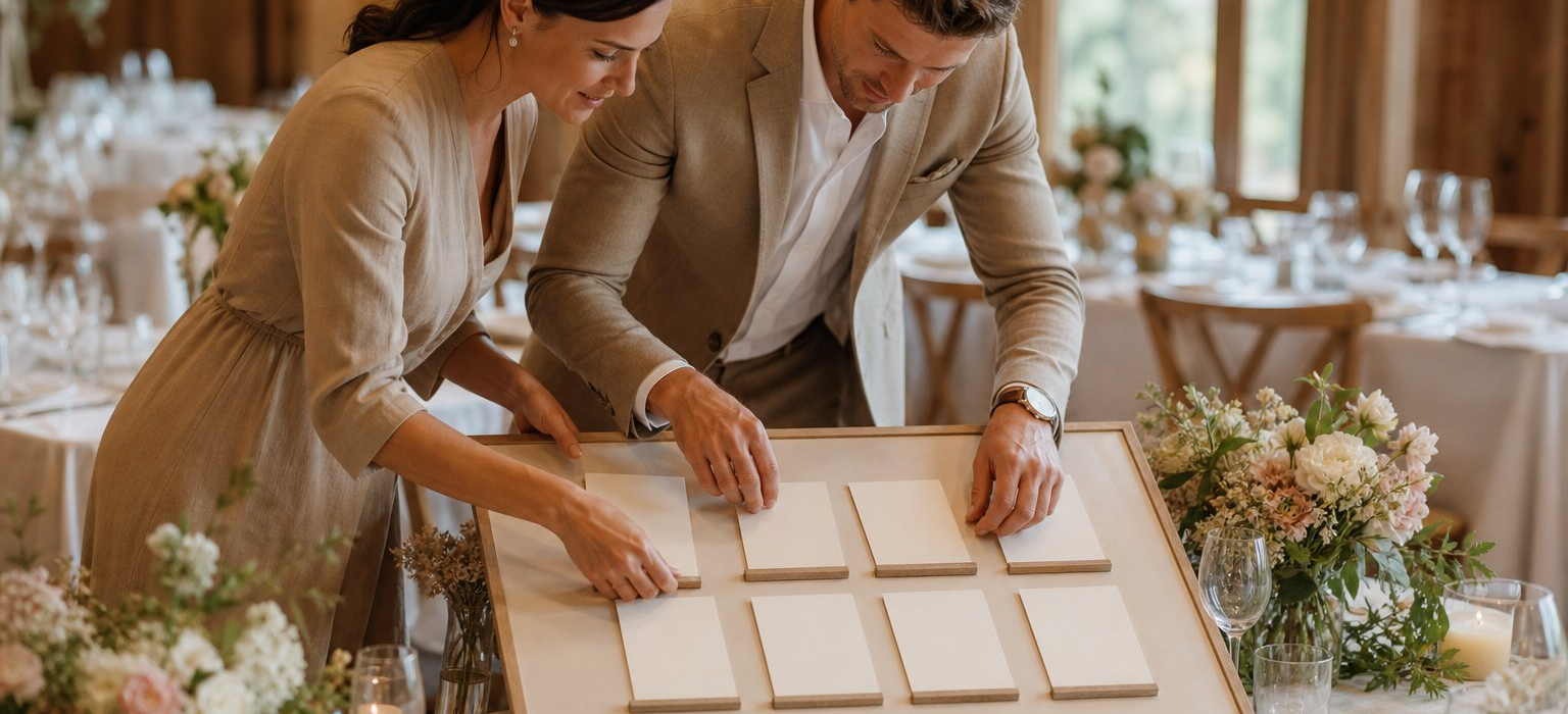 Sitzordnung bei der Hochzeit: So erstellt Ihr den perfekten Sitzplan
