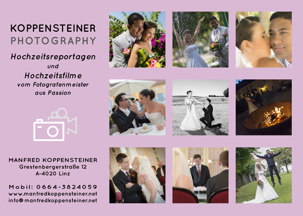Koppensteiner Photography - Hochzeitsfotograf, Hochzeitsvideo