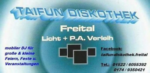 Taifun-Diskothek - DJ´S & MUSIKBANDS